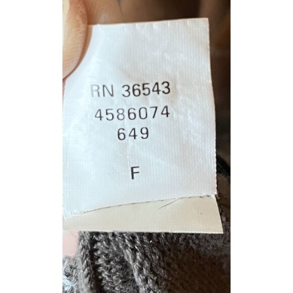 Izod Argyle Men's Large Brown 100% Cotton V-Neck Pullover 100% Cotton Sweater - Picture 6 of 7